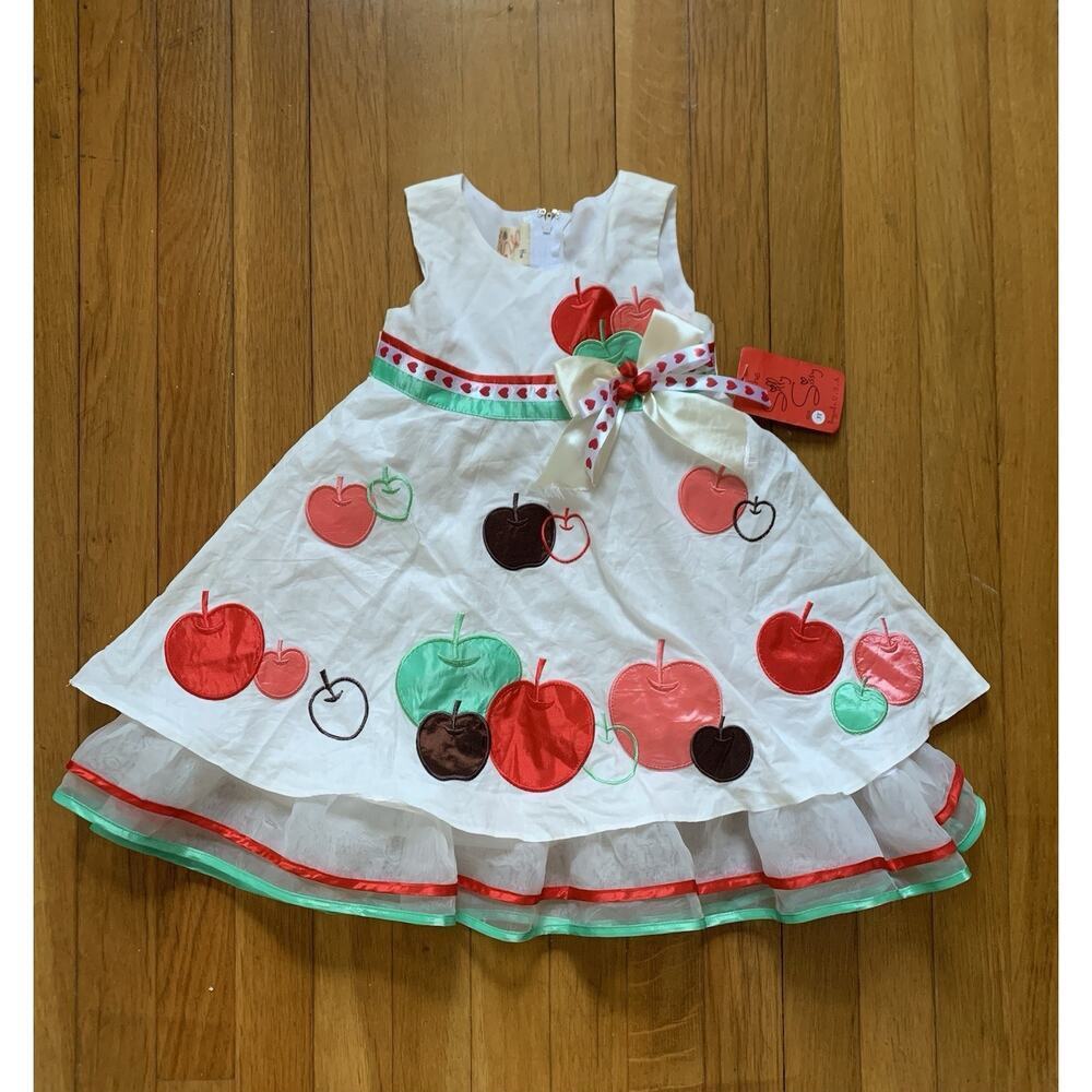 The Silly Sissy Girls Dress Apple Size 3T Spring Summer New With Tag
